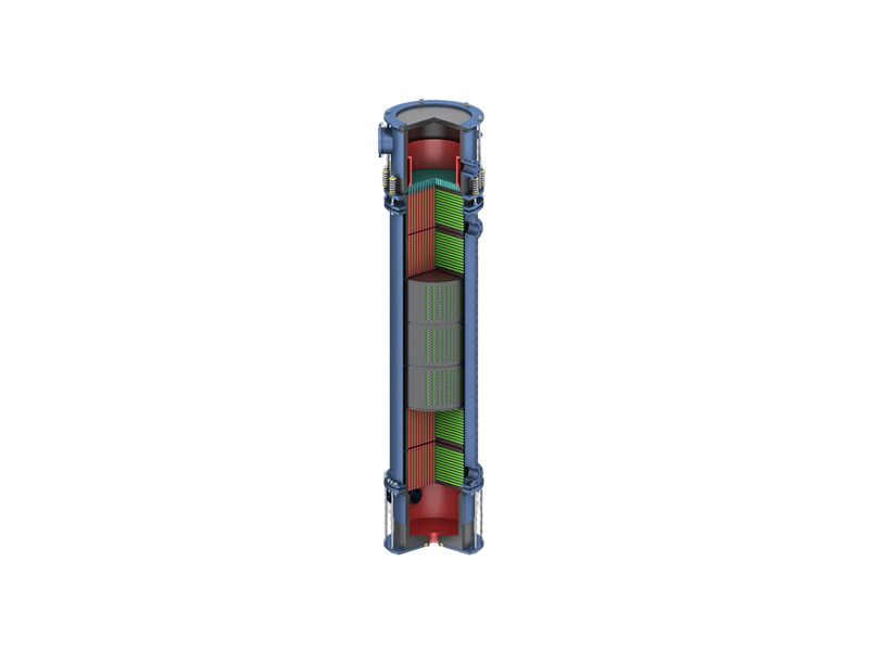 YKX Cylindrical block hole type Graphite Falling Film Absorber